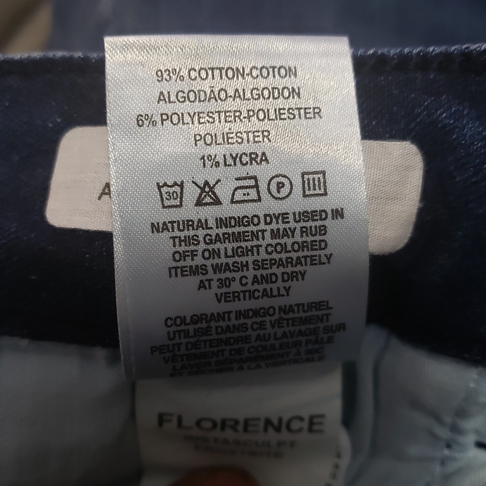 DL1961 Women's Florence Instasculpt Mid-Rise Skinny Fit Jean Size 28 Blue - Picture 12 of 12